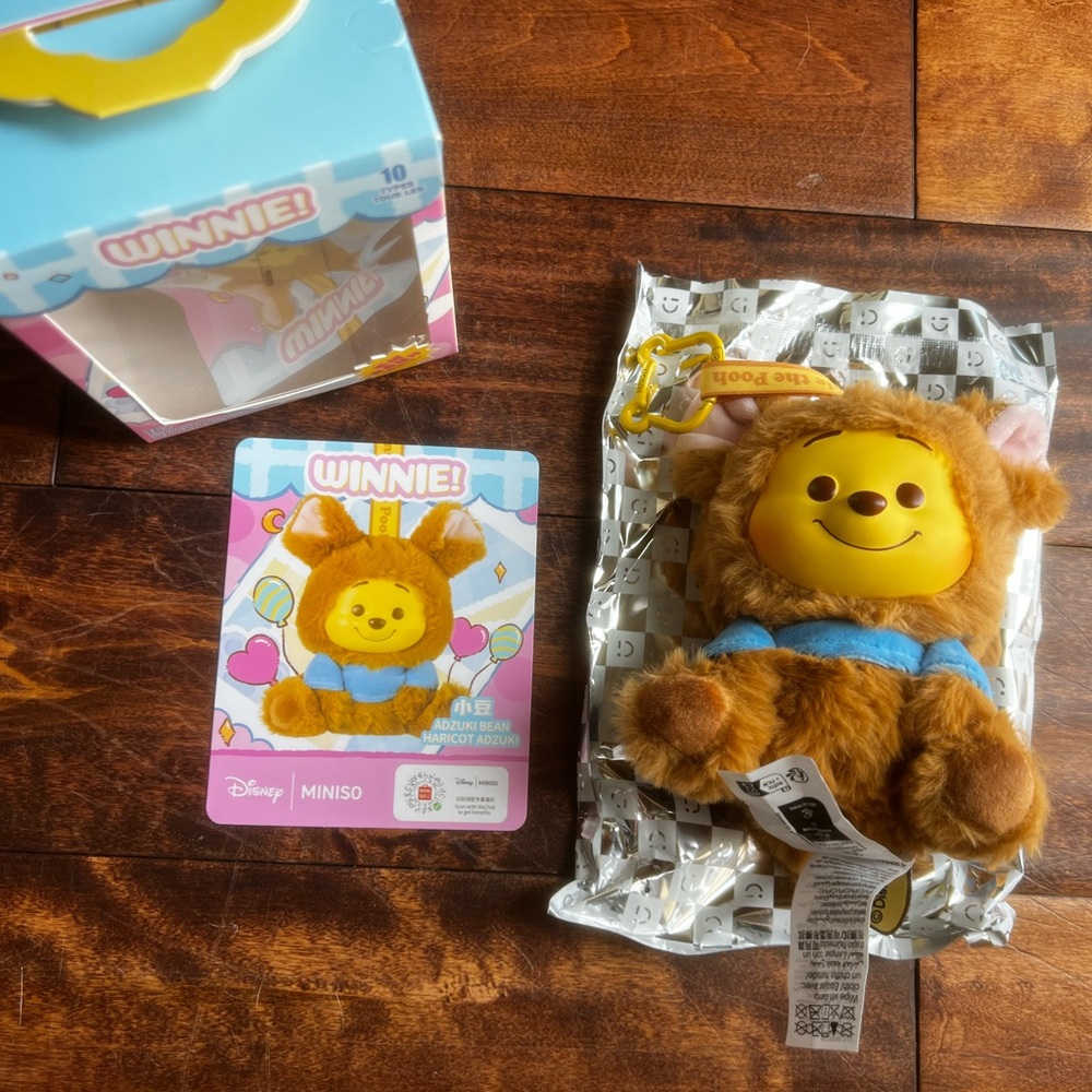 Miniso Winnie Confirmed Roo Plush Pendant